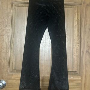 NWT Old Navy Black Sparkle Flared Pants